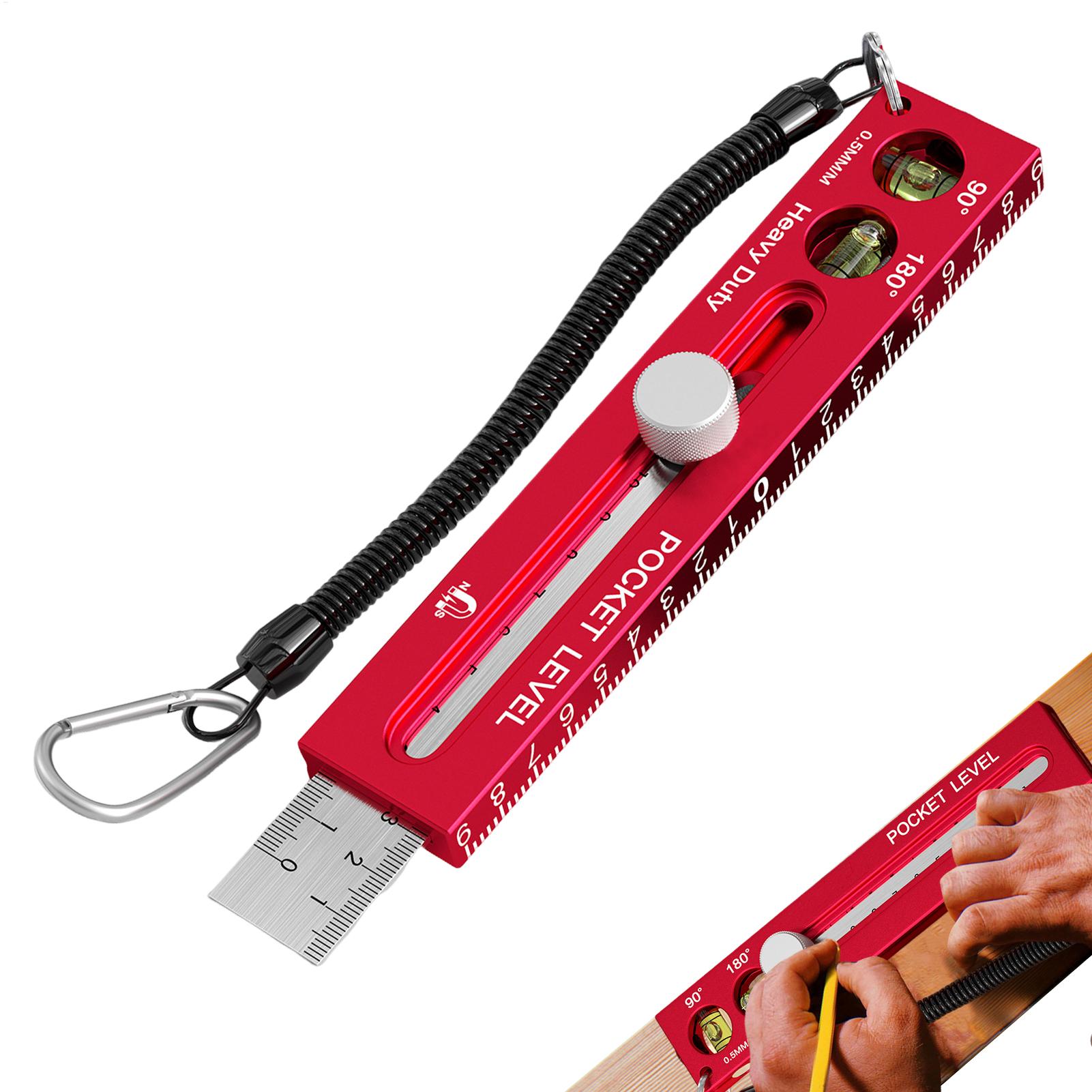 Dovetail Marking Guide - Woodworking Ruler Magnetic Horizontal Guide Gauge