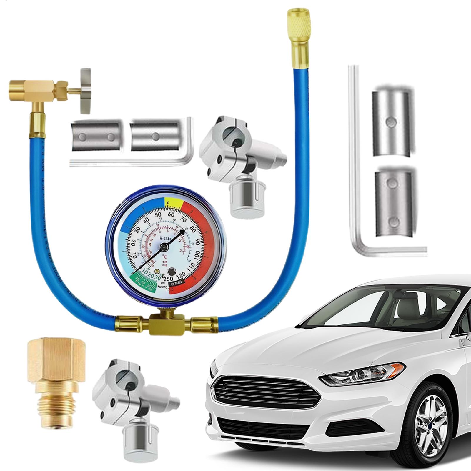 Maintenance Workshop Tools - R134A Refrigerant Recharge Kit Car AC