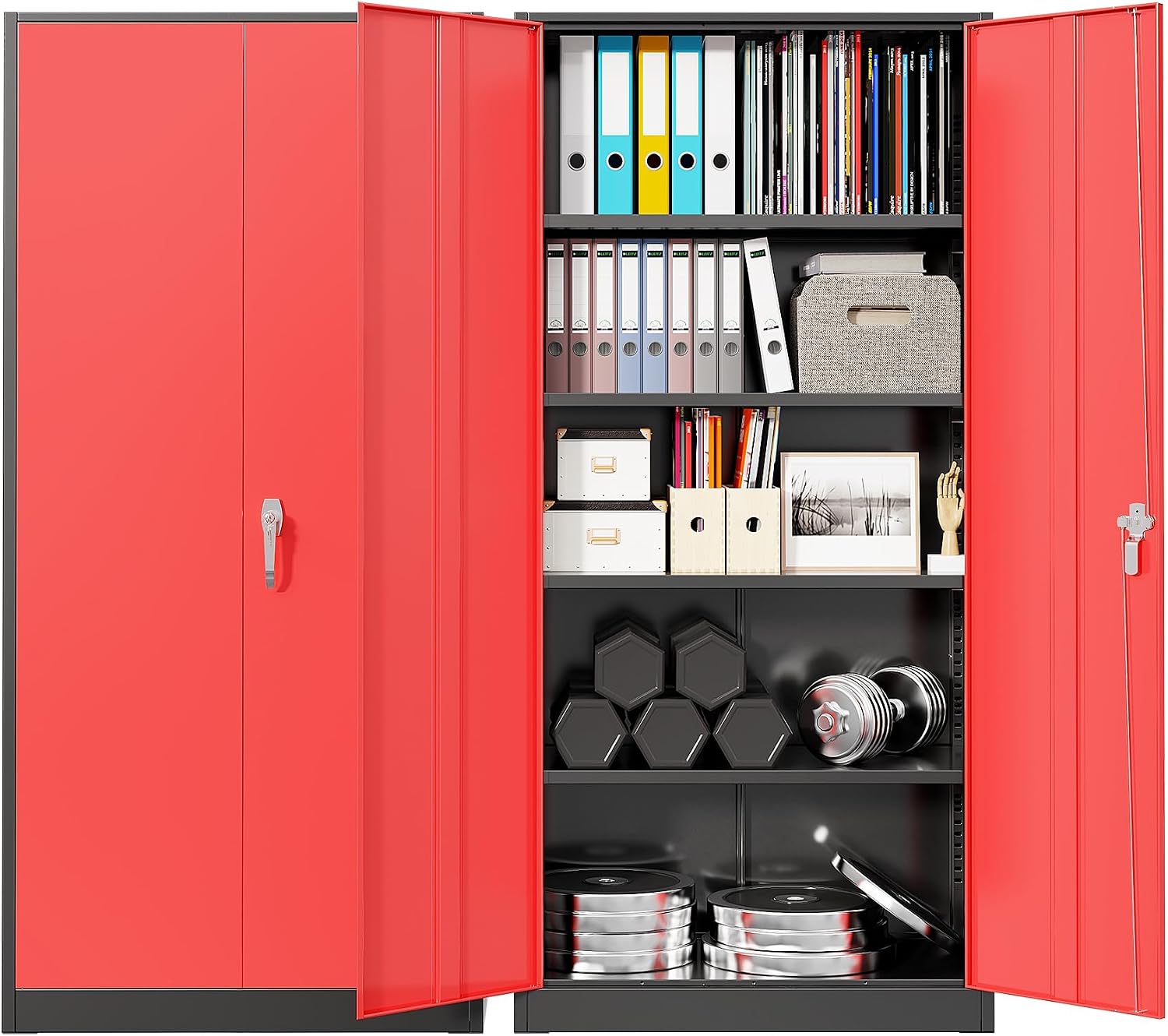 Tools For Metal Workshop - Heavy Duty Metal Garage Storage Cabinet,