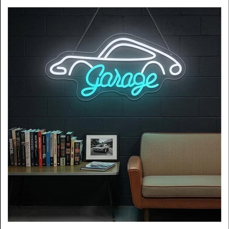 Workshop Tools Wallpaper - Garage Neon Sign LED Light Dimmable