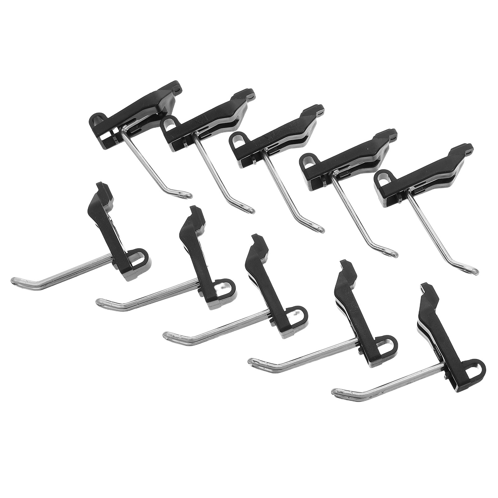Tools For Metal Workshop - 10Pcs Sturdy Slotted Pegboard Hooks for