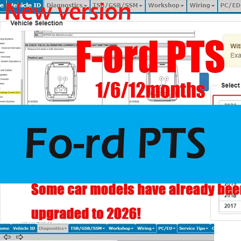 2026 Online Account for F-ord  - Workshop Tools Diagram 评论和价格