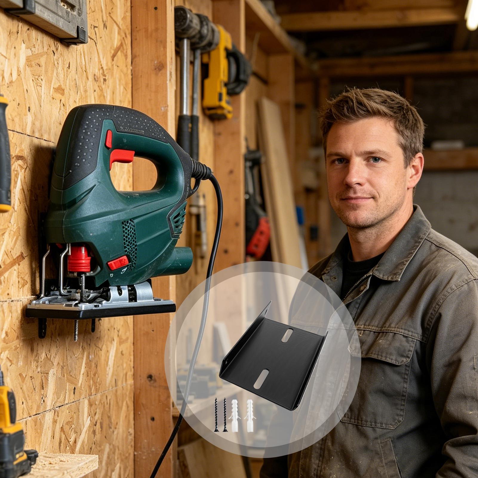 Saw Holder Wall Mount Metal Un - Workshop Tools Store 评论和价格