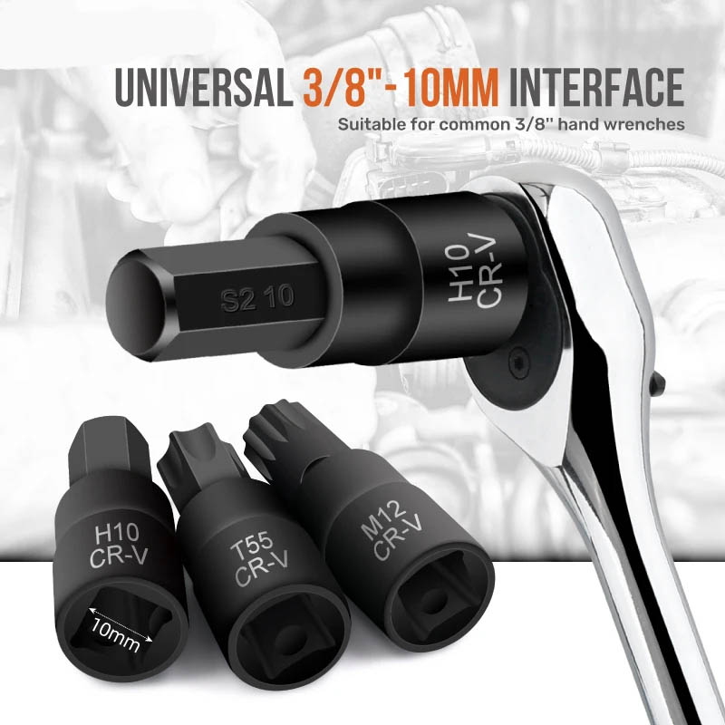Hi-Spec 10PC 3/8
