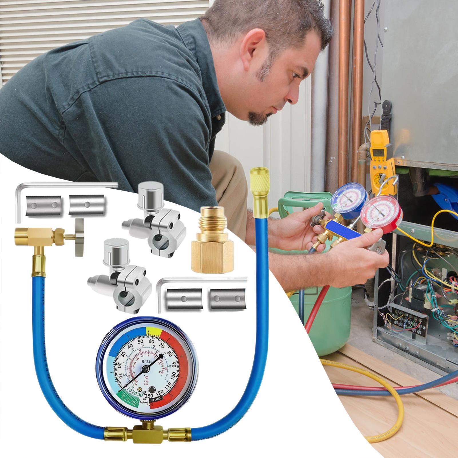 R134A Refrigerant Recharge Kit - Maintenance Workshop Tools 评论和价格