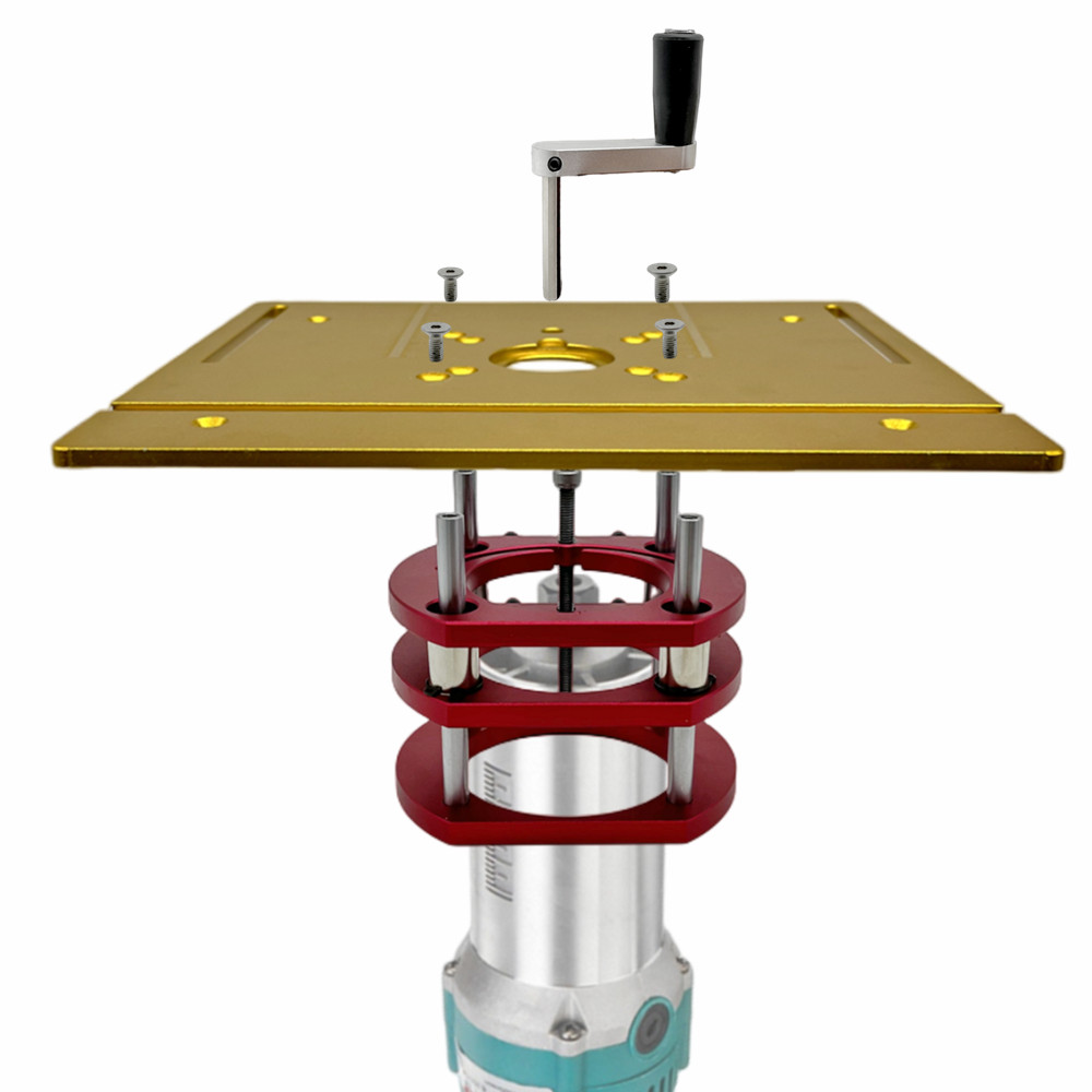 Aluminum Router Lift Kit with  - Router Table Insert 评论和价格