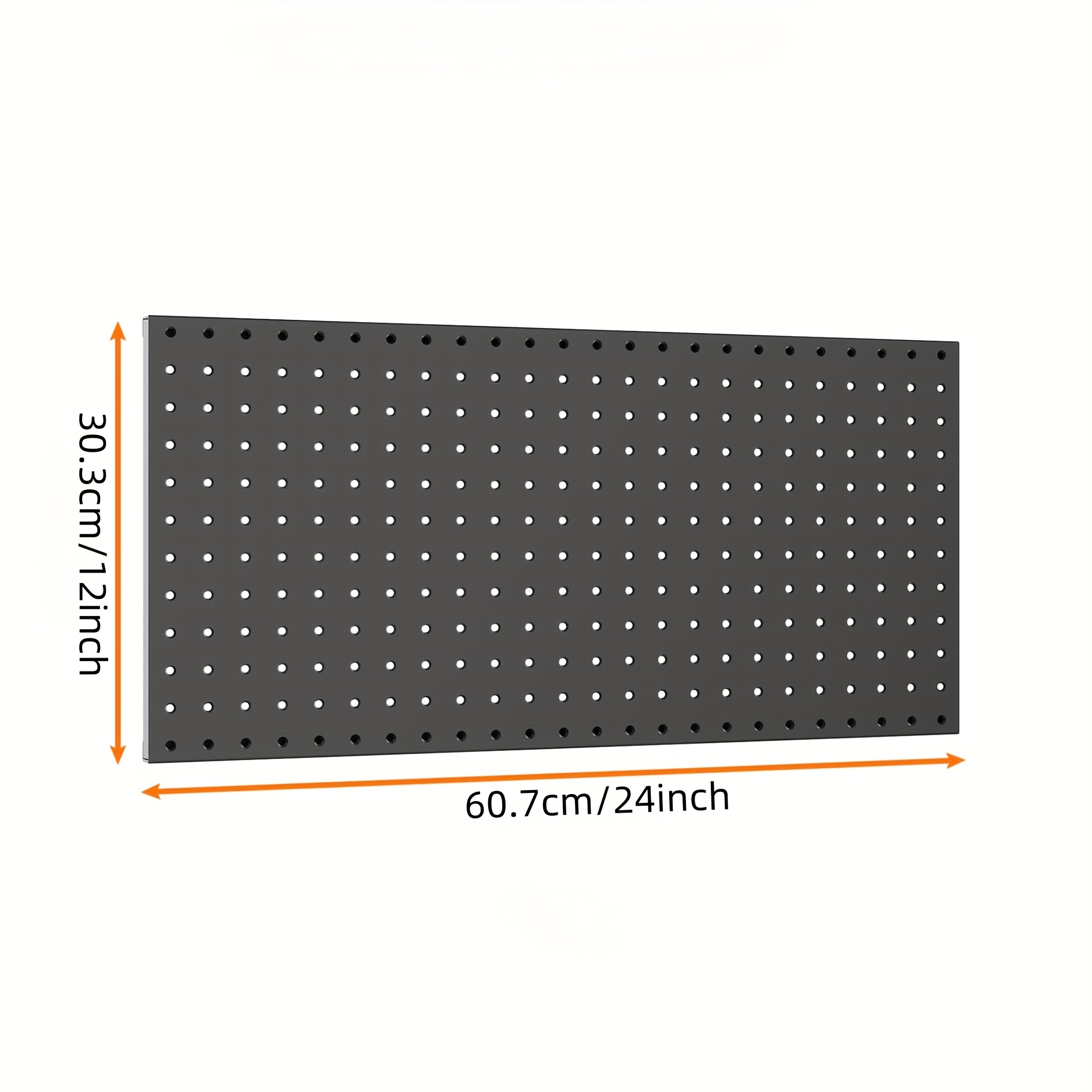2pc [24x12 Inch Metal Pegboard - Workshop Tools Board 评论和价格