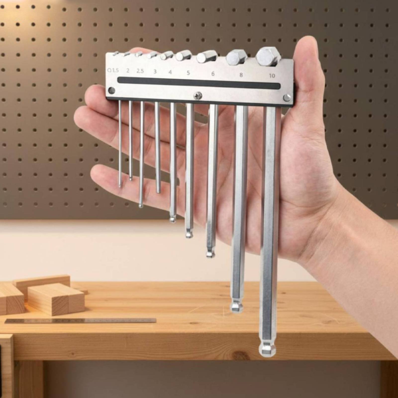 Wall Mounted Hex Key Holder Me - Tools For Metal Workshop 评论和价格