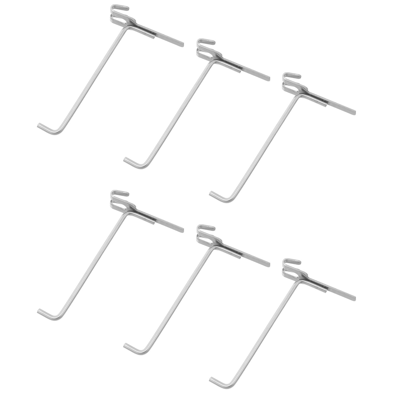 6Pcs Stainless Steel Pegboard  - Workshop Tools Board 评论和价格