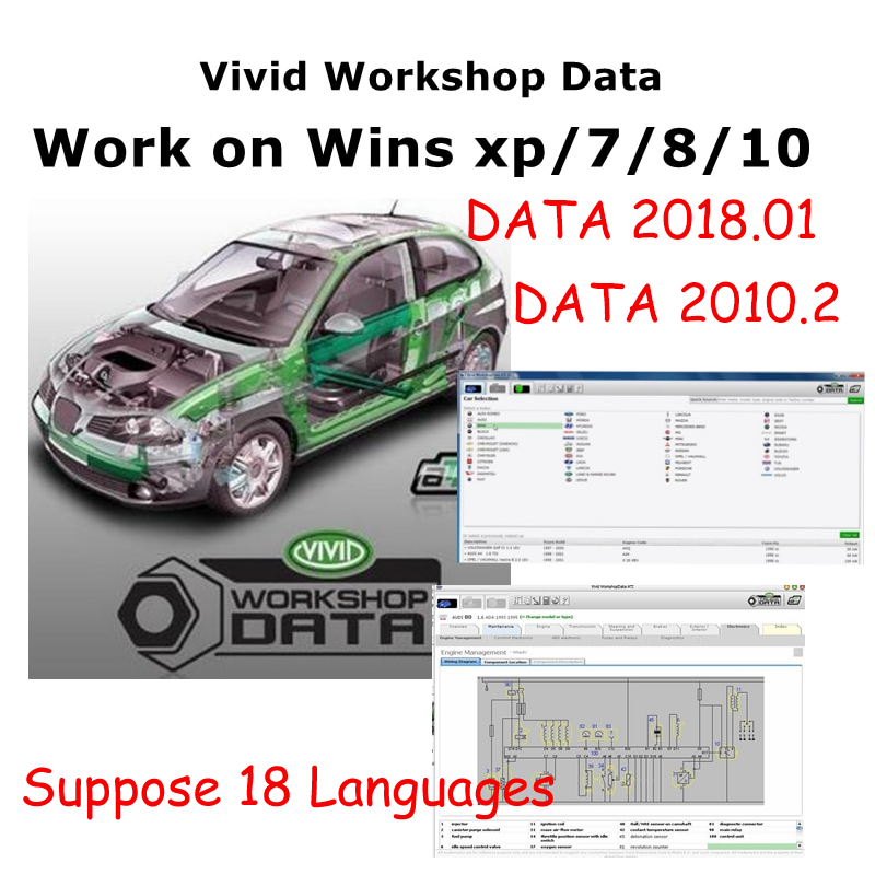 2018 or 2010 Automotive Vivid  - Workshop Tools Diagram 评论和价格