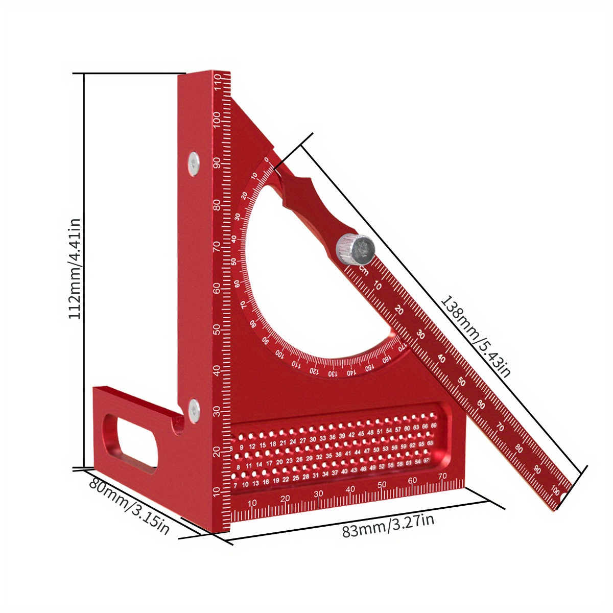 3D Adjustable Carpentry Square - Dovetail Marking Guide 评论和价格