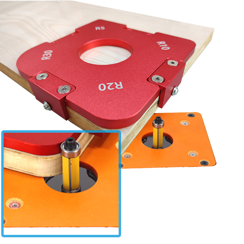 Round Corner Jig Templates  R5 - Router Table Insert 评论和价格