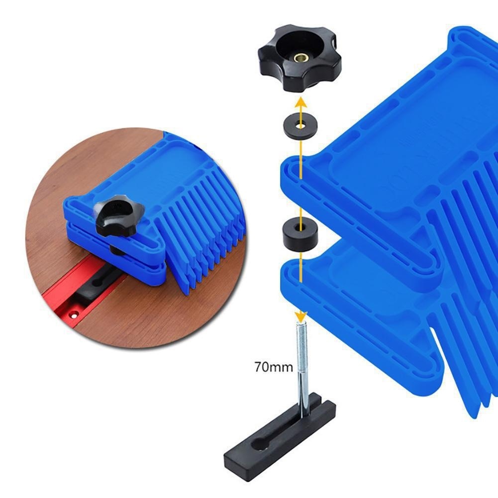 Blue ABS Plastic Feather Board - Workshop Tools Board 评论和价格