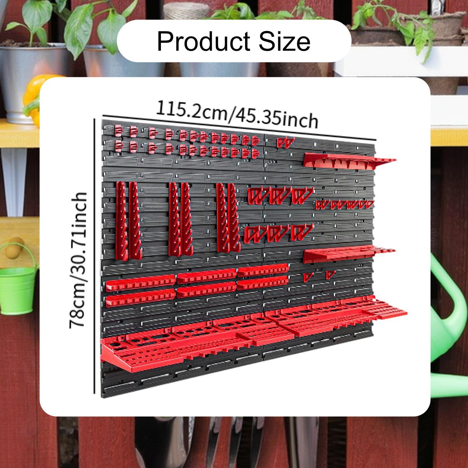 Wall Mounted Storage Bins with - Workshop Tools Board 评论和价格